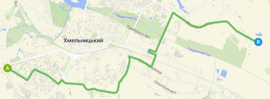 11 автобус Хмельницький маршрут