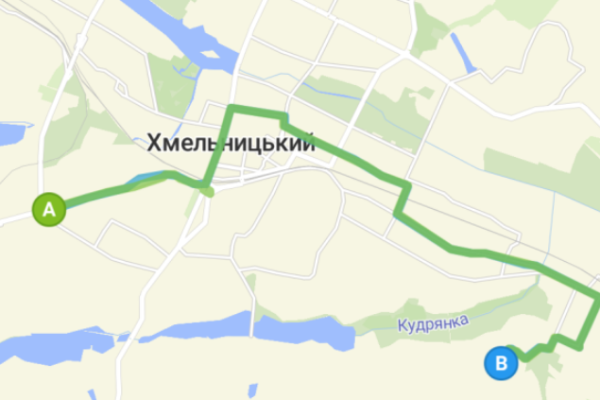23 маршрутка Хмельницький маршрут