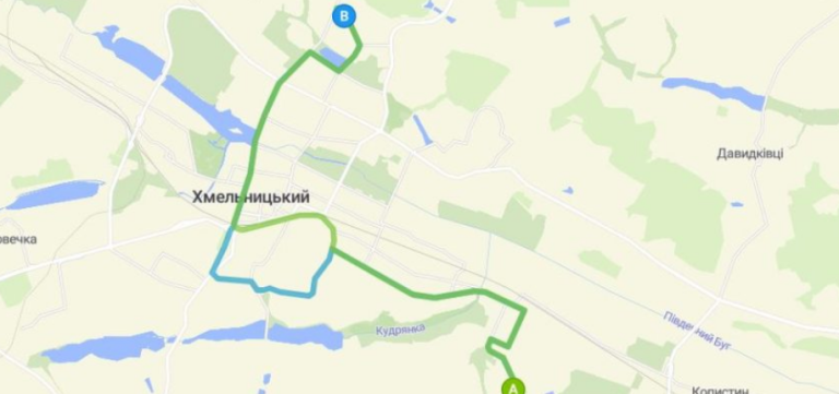 3 автобус Хмельницький маршрут