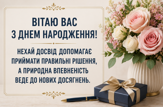 Оригінальні привітання з днем народження начальниці картинка