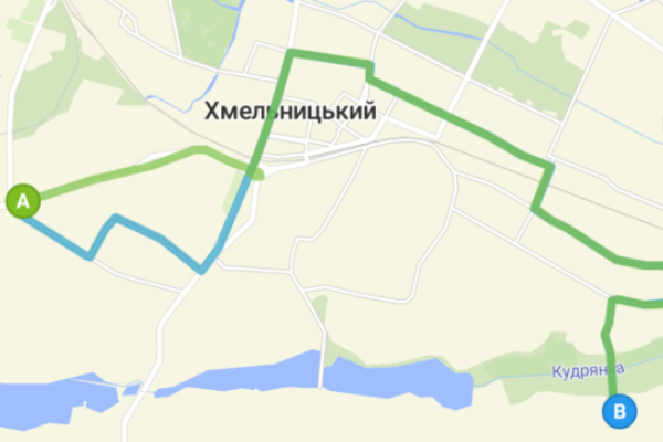 36 маршрутка Хмельницький маршрут
