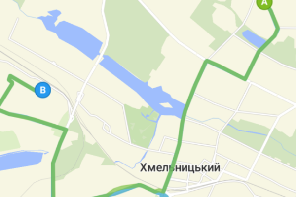 39А маршрутка Хмельницький маршрут