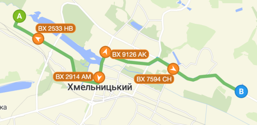 46А маршрутка Хмельницький маршрут