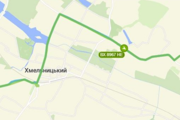 20 автобус Хмельницький маршрут
